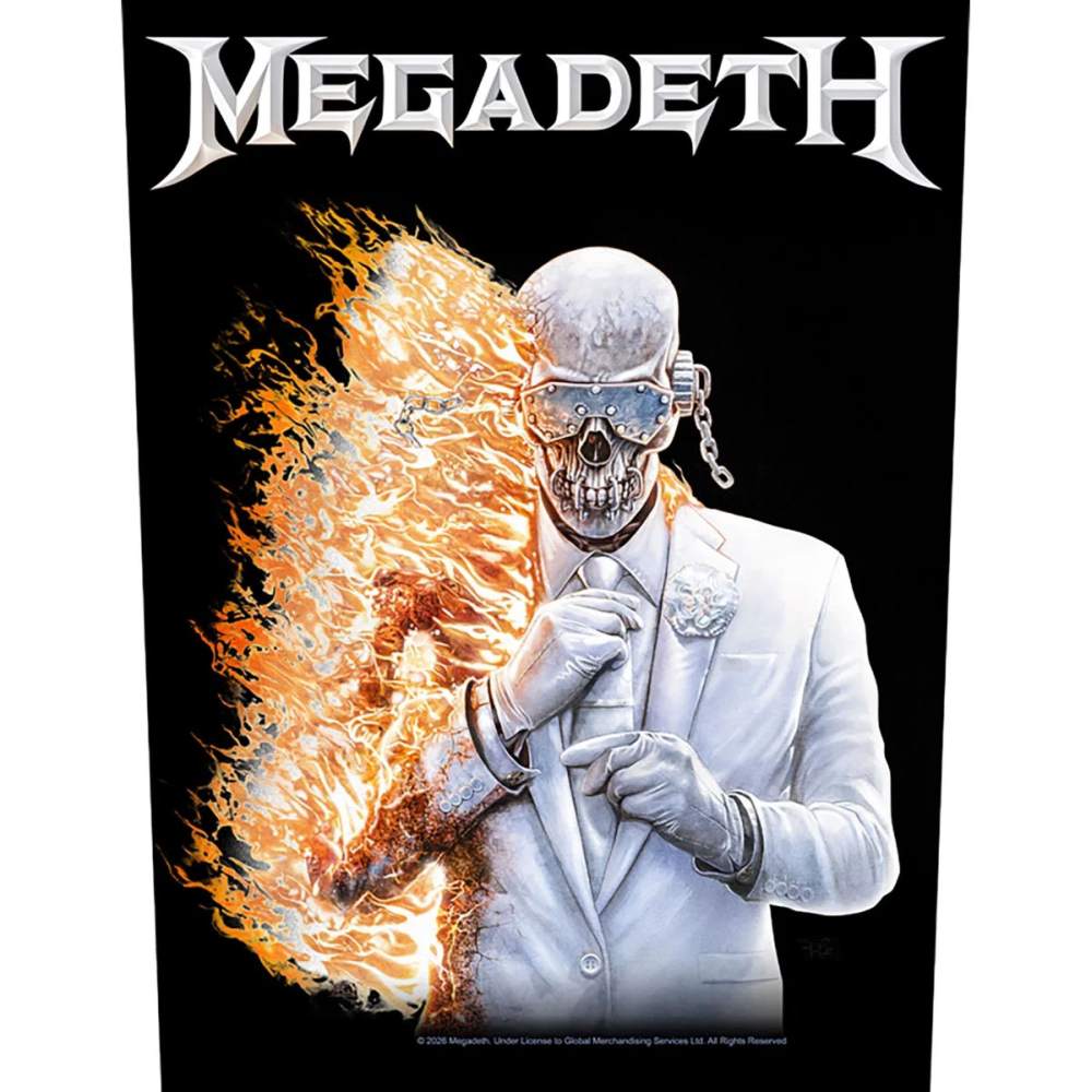 Megadeth - Megadeth Rückenaufnäher - Schwarz/Mehrfarben